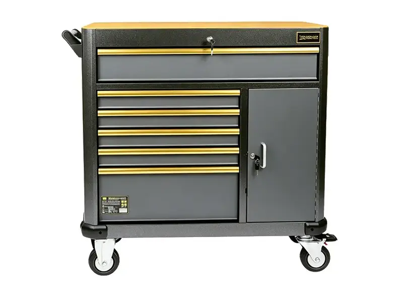 Why is the Platinum Series 8-Drawer Cabinet Tool Chest  the ideal choice for professional maintenance workshops?
