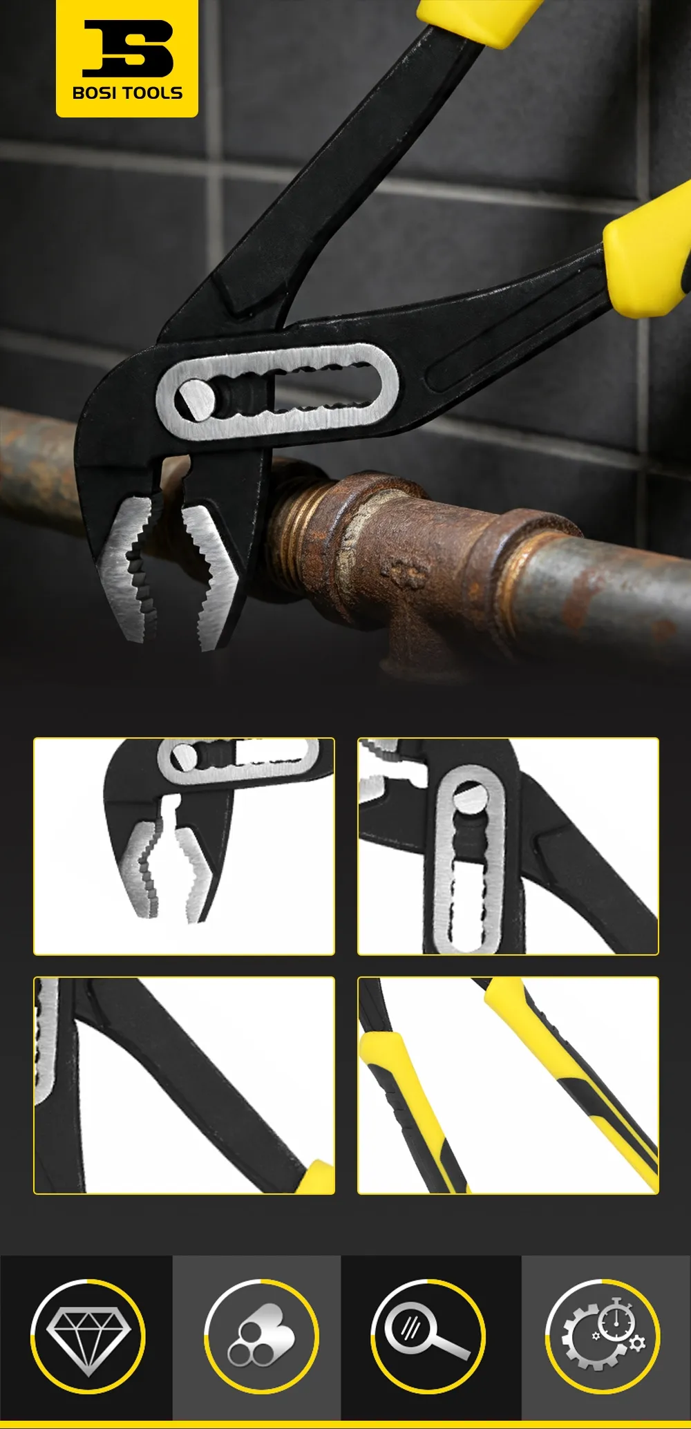 Quick Adjustment Water Pump Clamp